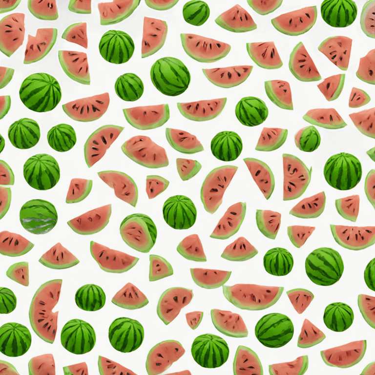 Watermelon and melon emoji