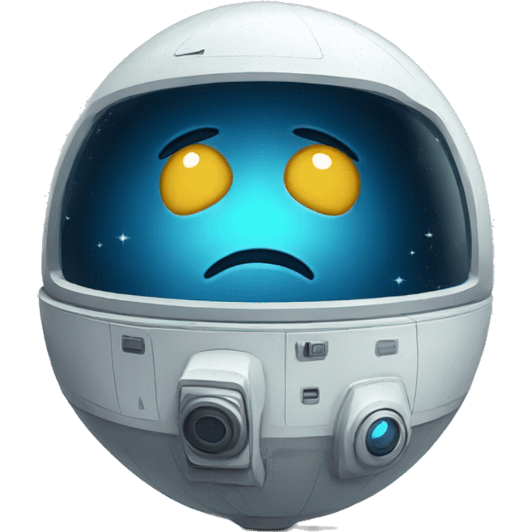 space satellite sad emotion  emoji