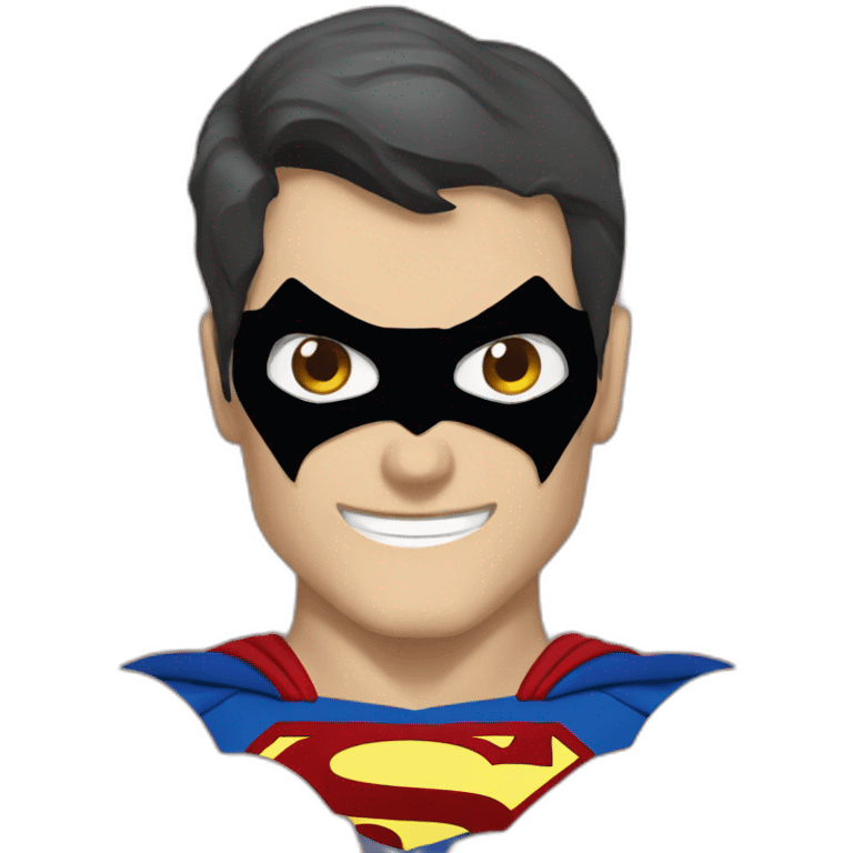 Superman fusionner batman emoji