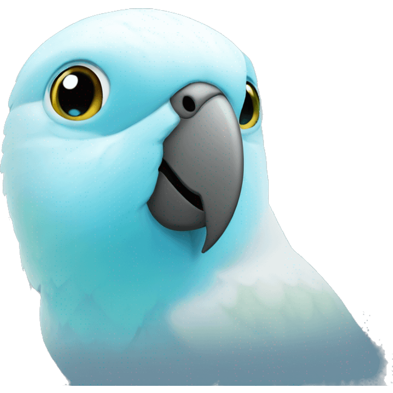 parakeet head emoji