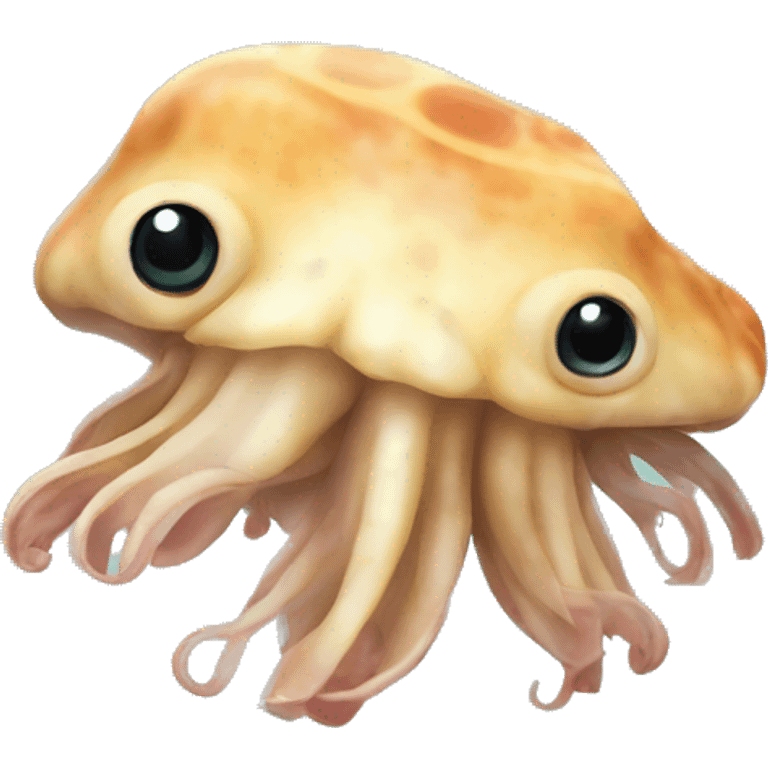 cute cuttlefish emoji