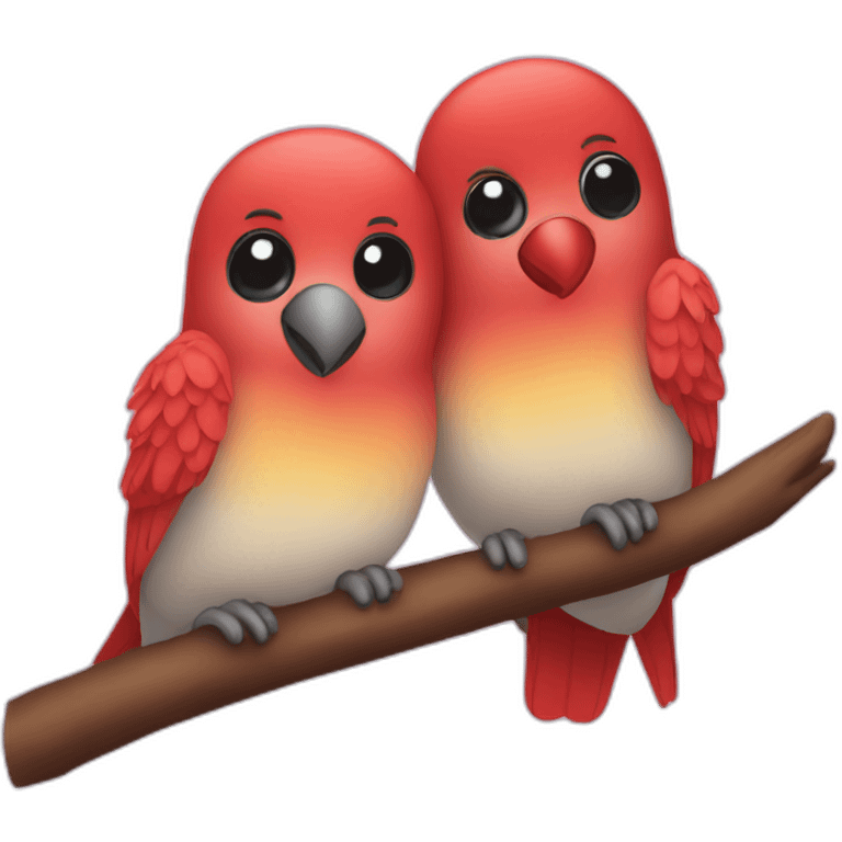 Lovebirds emoji