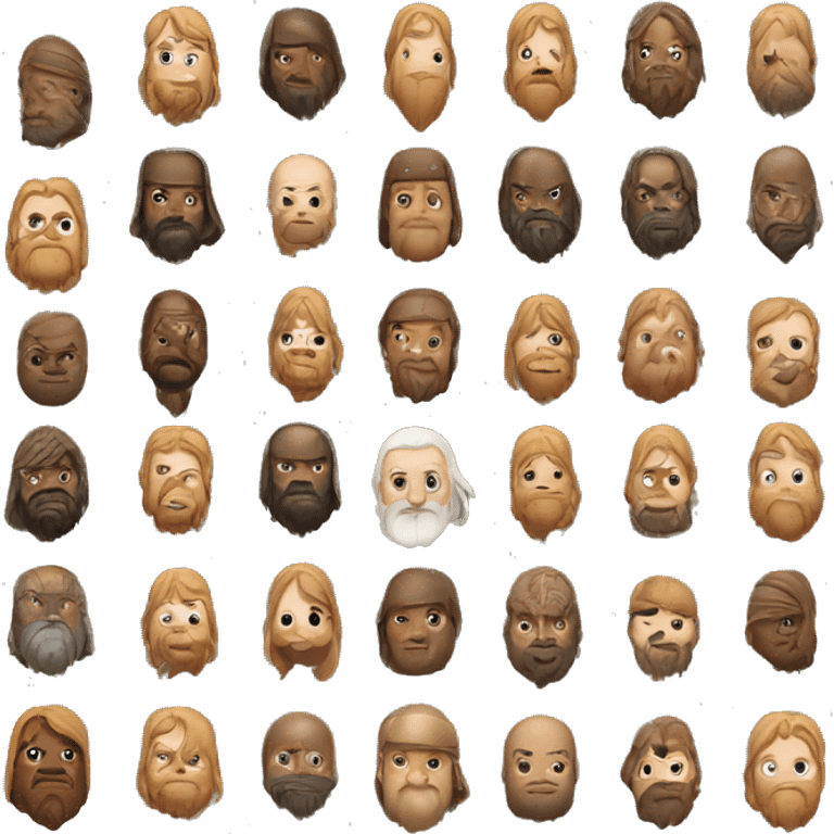 gimli in lord of the rings style emoji