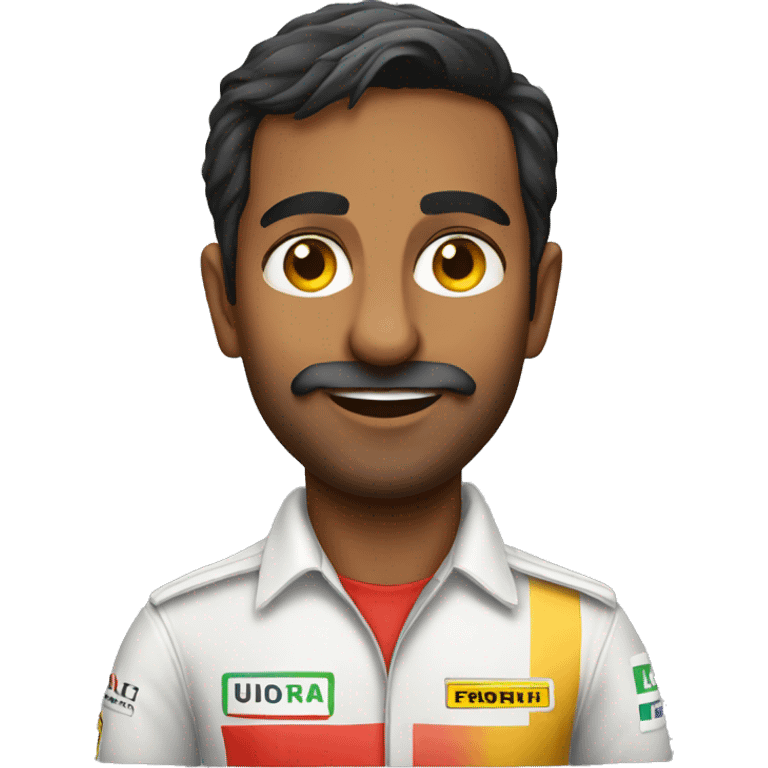 Indian Ferrari Driver emoji