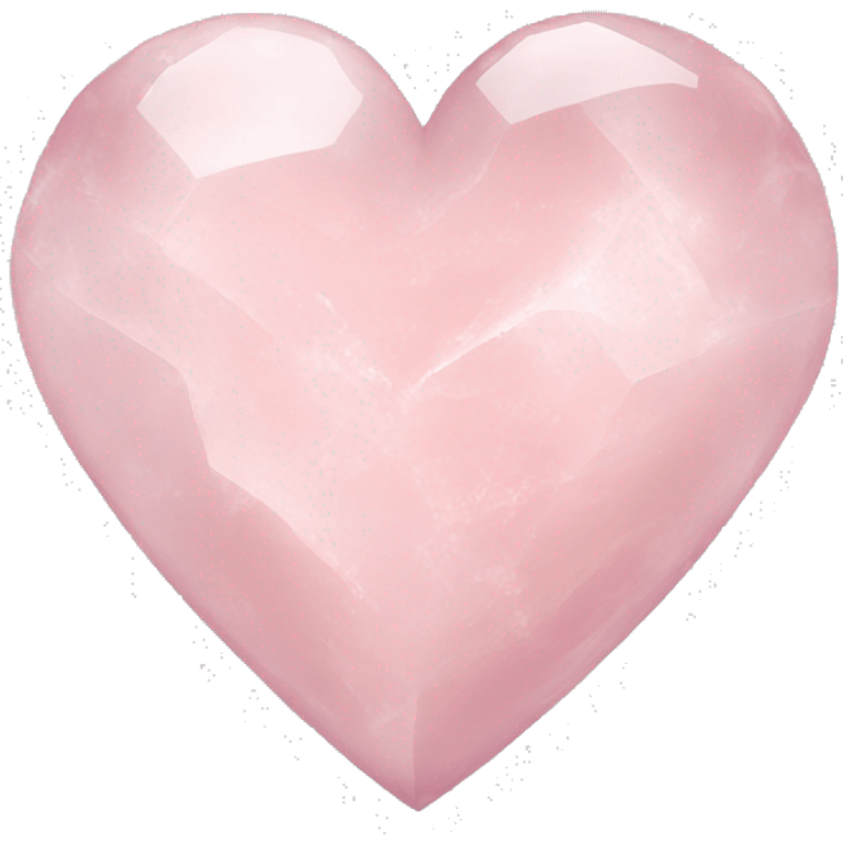 rose quartz heart  emoji