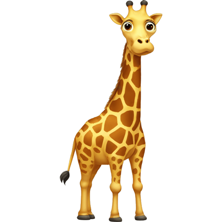 Fat giraffe  emoji