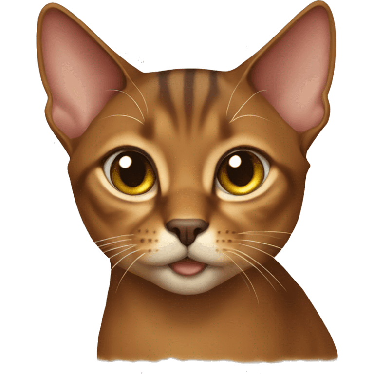 Abyssinian cat  emoji