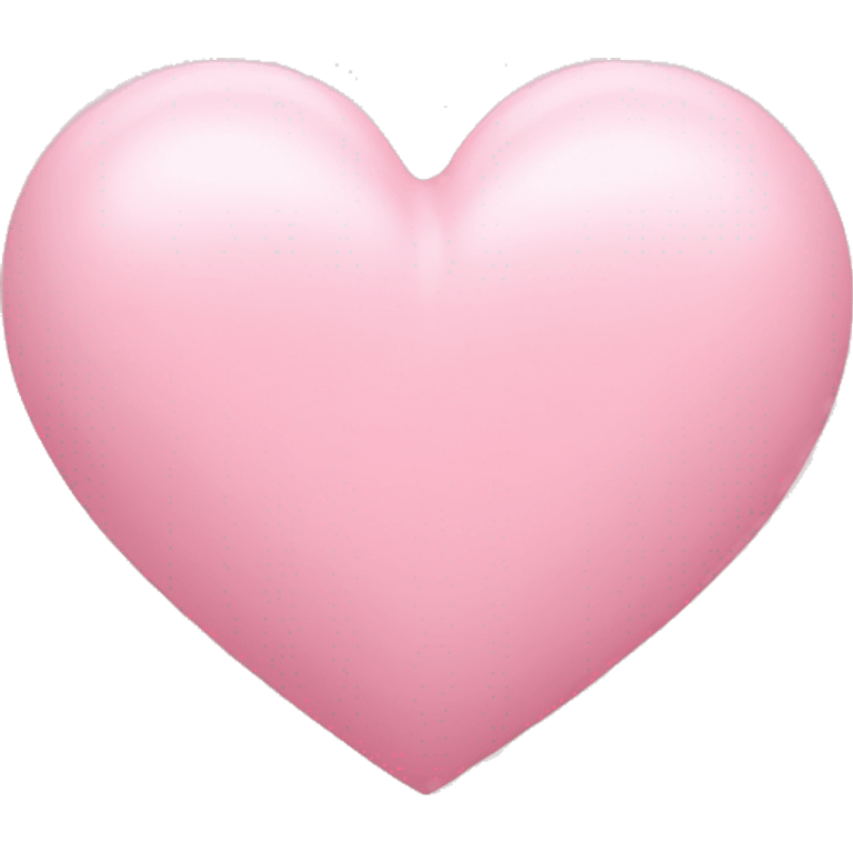 Light pink heart emoji