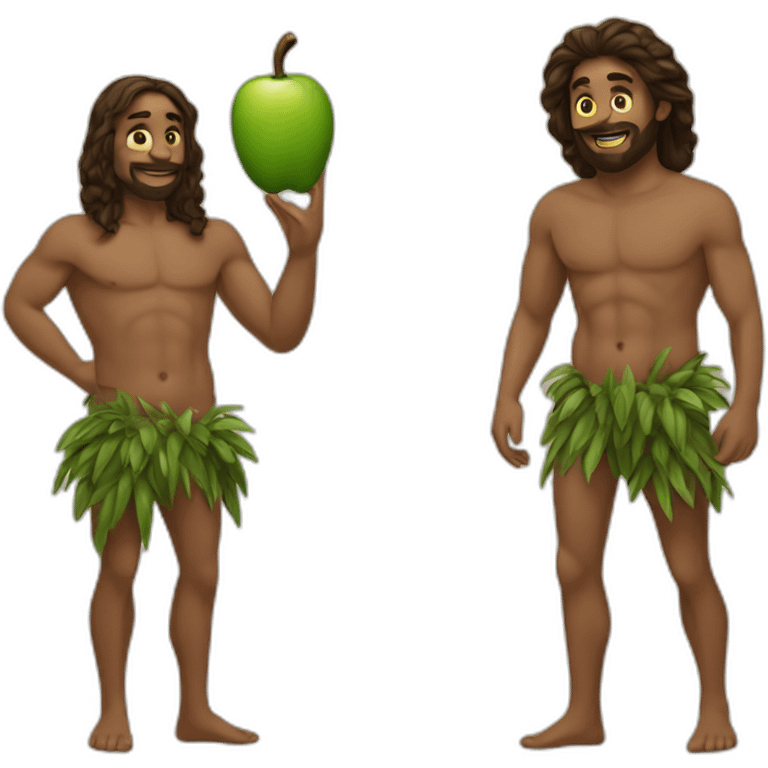 Adam and eve emoji