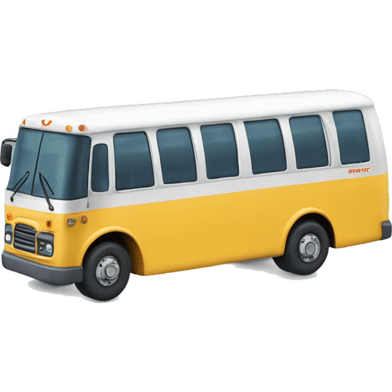 Single axle two wheel bus emoji