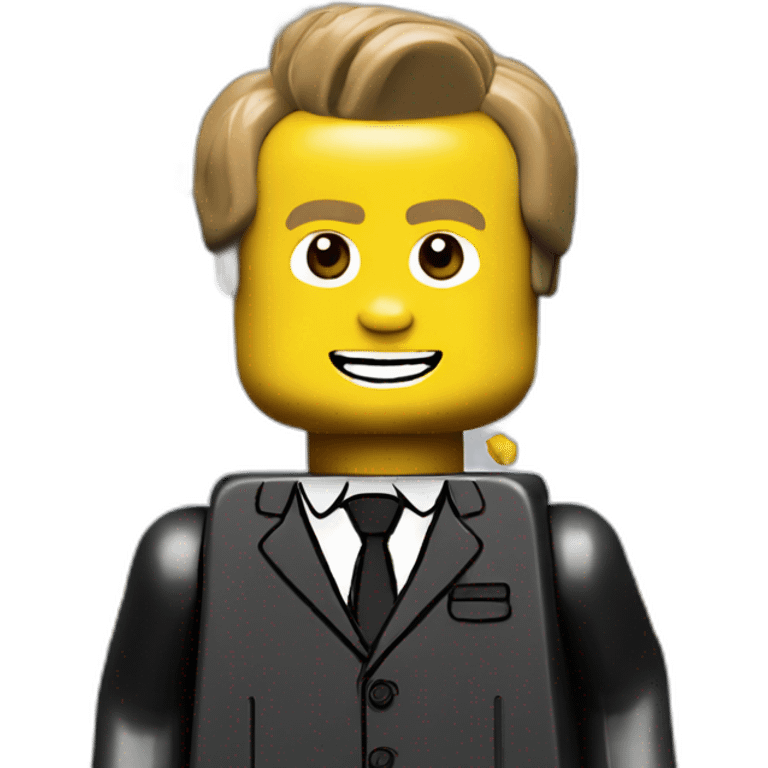 Lego Macron emoji