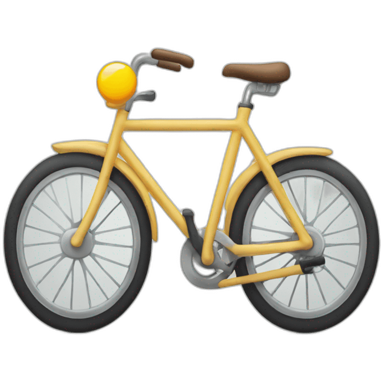 Use phone in a bike emoji