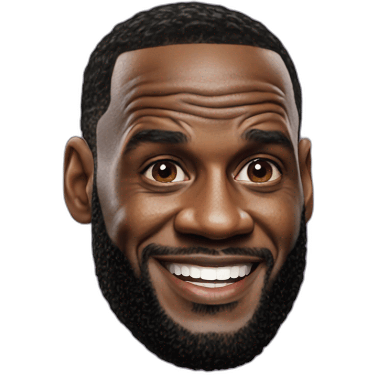 LeBron James is the GOAT emoji