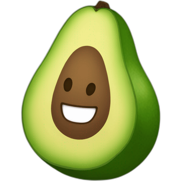 aguacate levantando pesas emoji