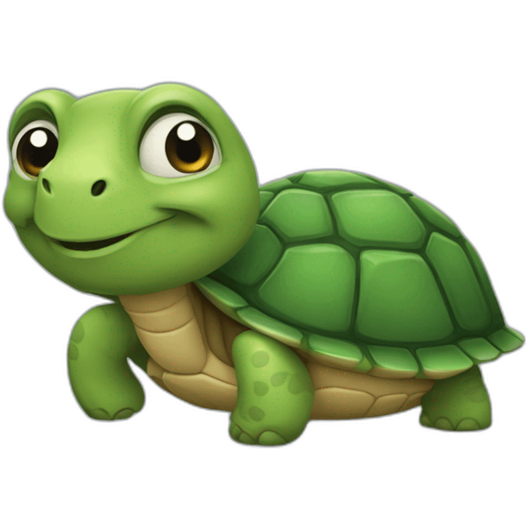 Un écureuil et une tortue emoji