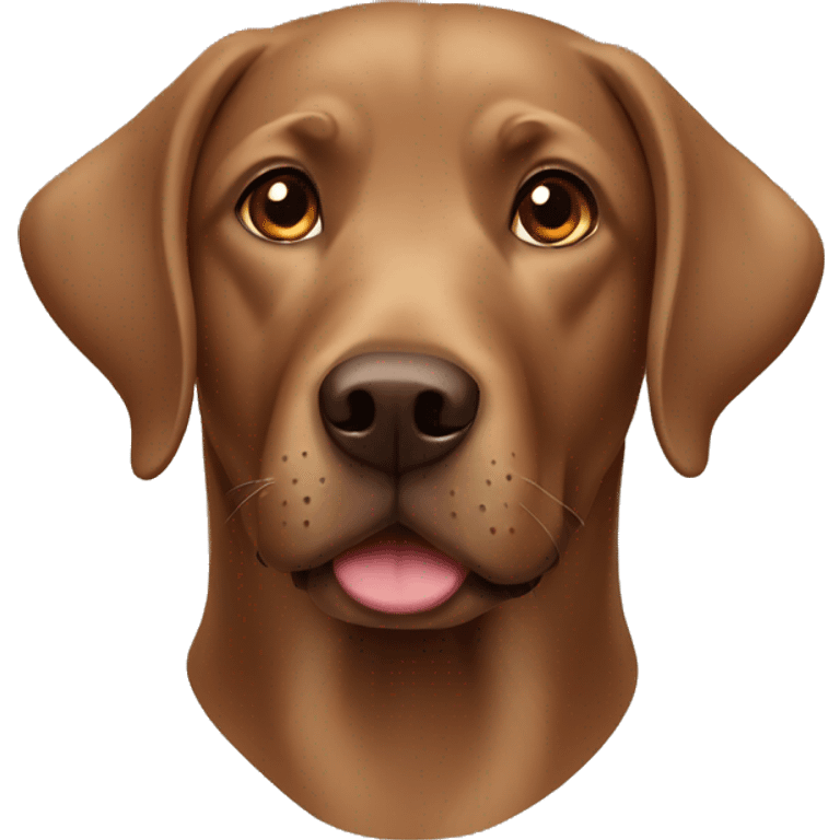 Brown Labrador emoji