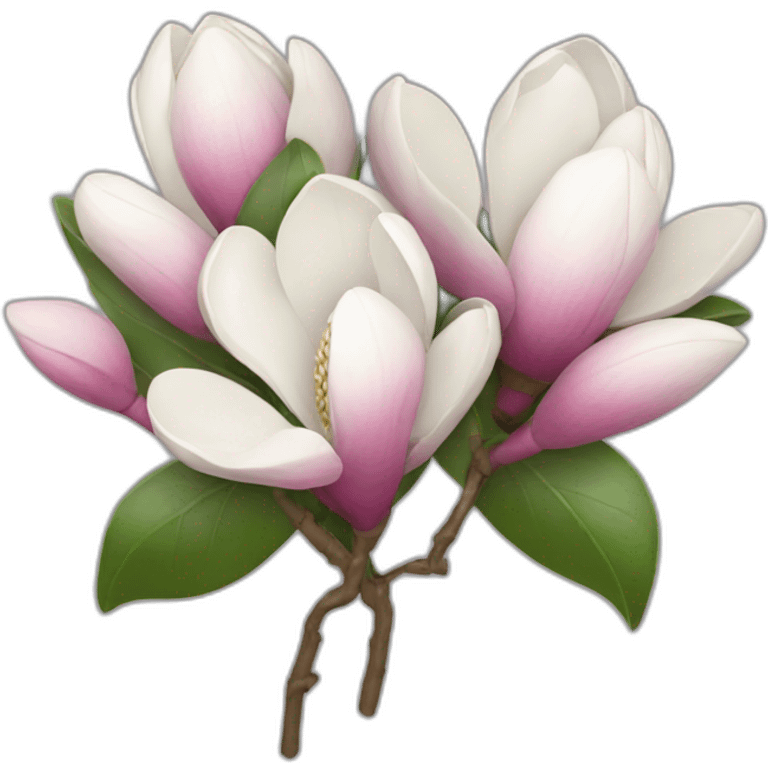 Magnolia bouquet emoji