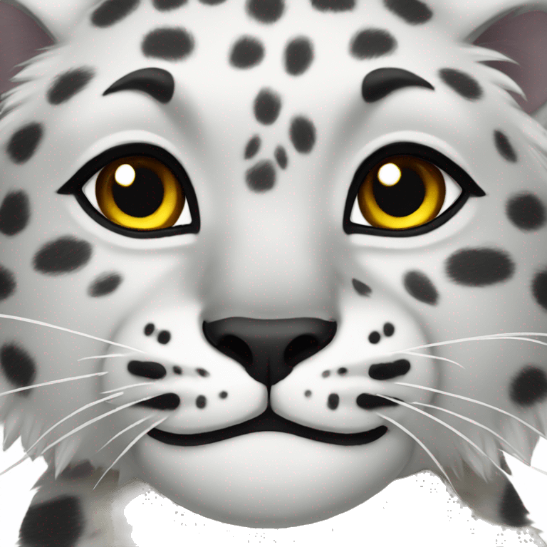 snow leopard emoji