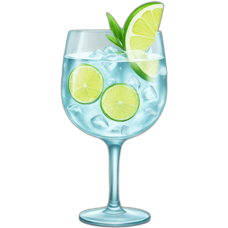 gin tonic glass emoji