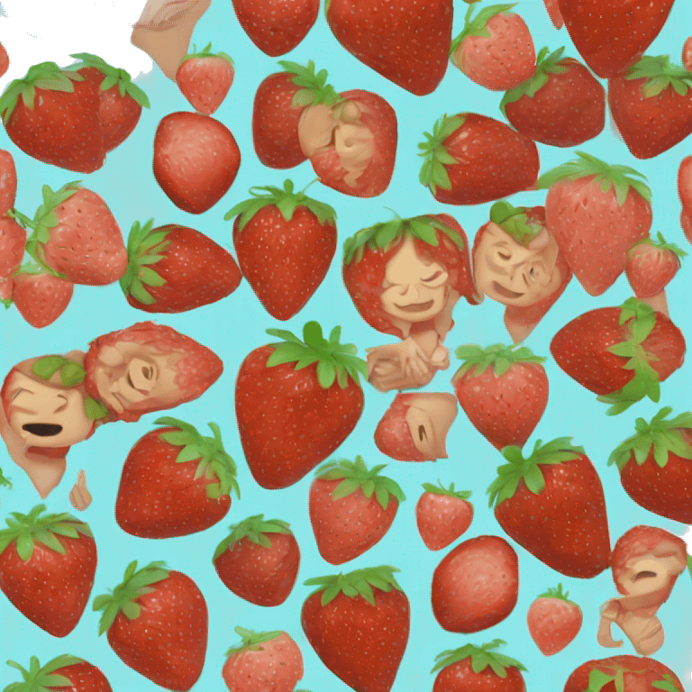 Charlotte aux fraises  emoji