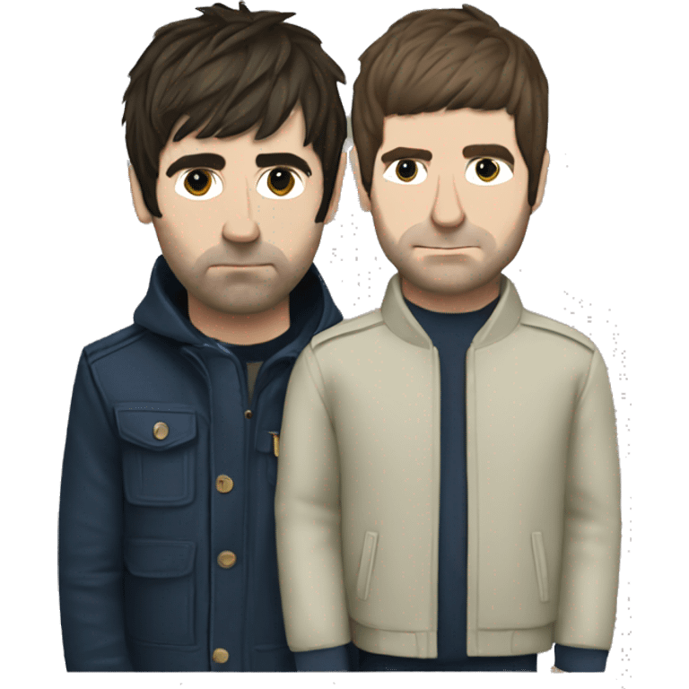 liam and noel gallagher emoji