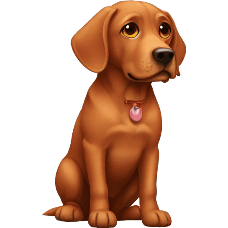 red lab dog emoji