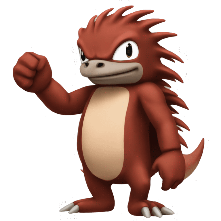 Knuckles the echidna emoji