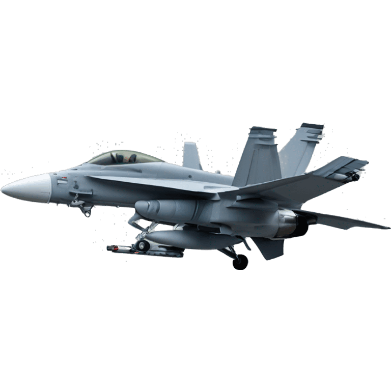 Avion chasse F-18 emoji