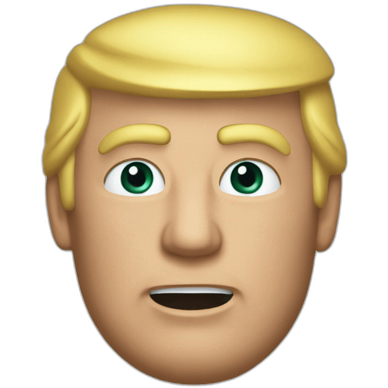 Trump saying « make golf great again » emoji