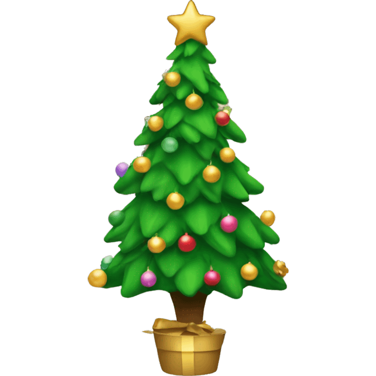 coquette christmas tree emoji