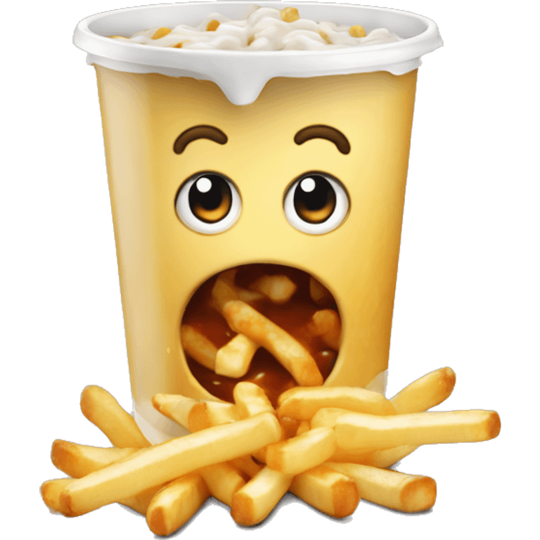 Poutine mange de l'argent emoji