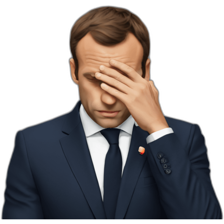 macron facepalm emoji