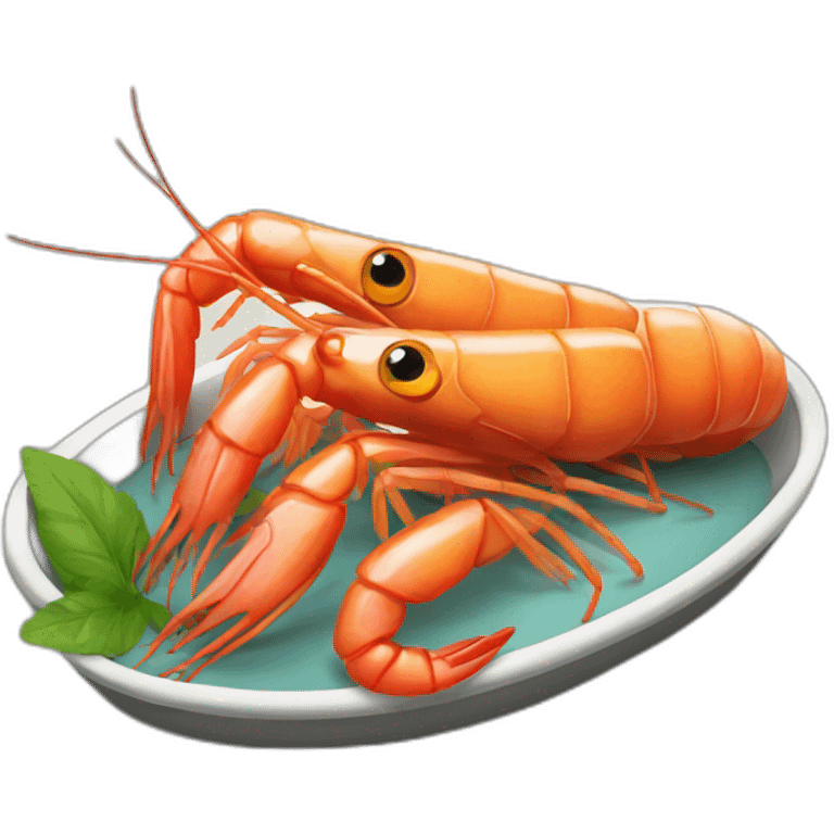 Party shrimp emoji