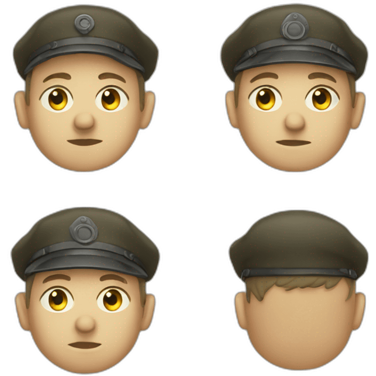 Bad German person in 1945 emoji