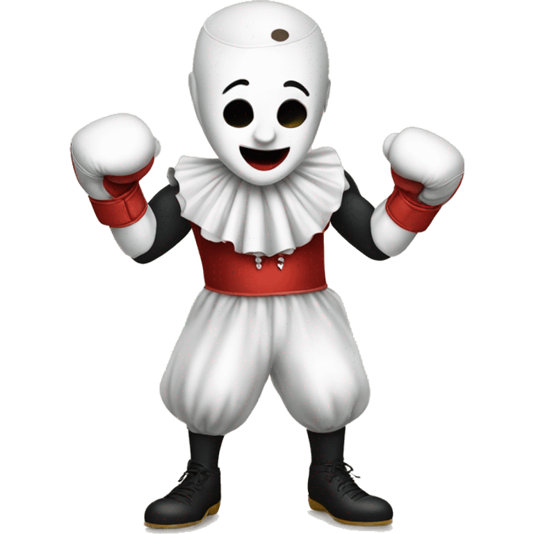 pierrot boxing emoji