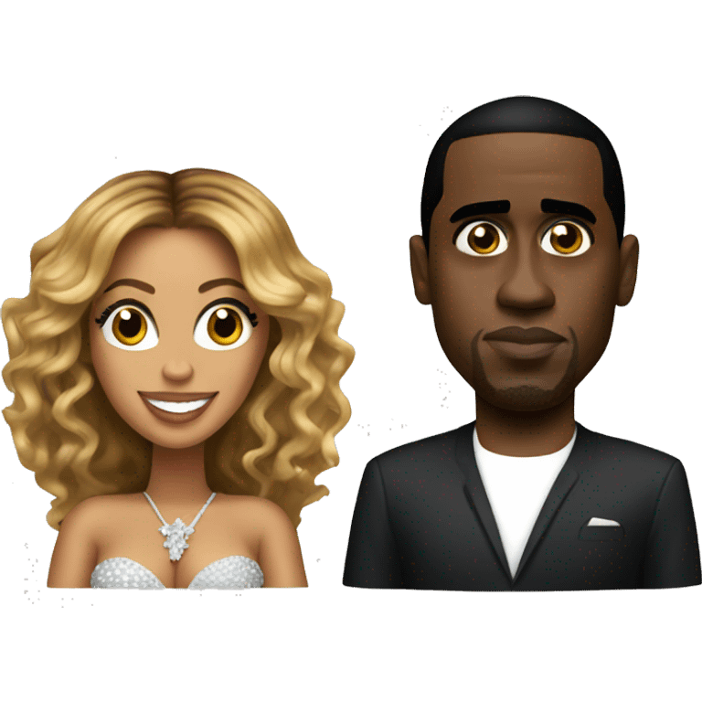 beyonce and p. diddy emoji