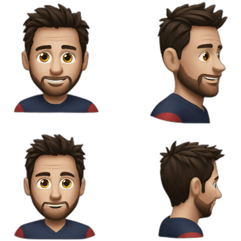 Chat dur un Messi emoji