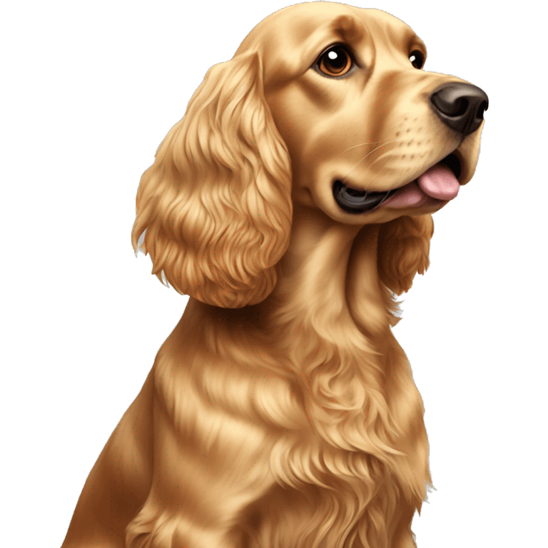 Golden cockerspaniel emoji