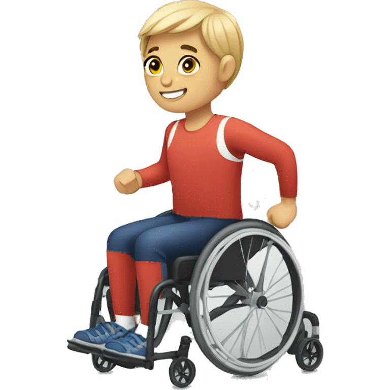 Disabled person doing sports  emoji