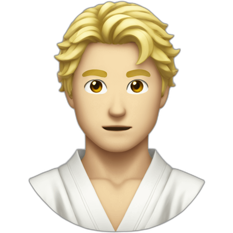 Blonde guy seppuku emoji