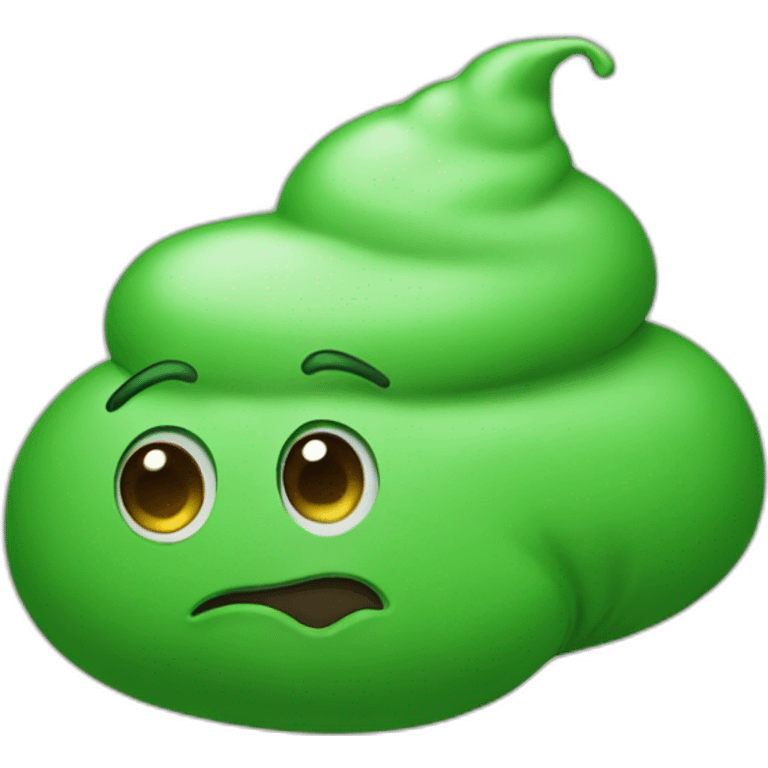 Green poop emoji