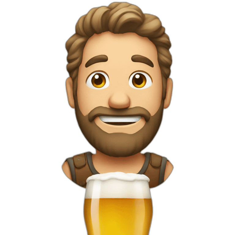 beer enjoyer emoji