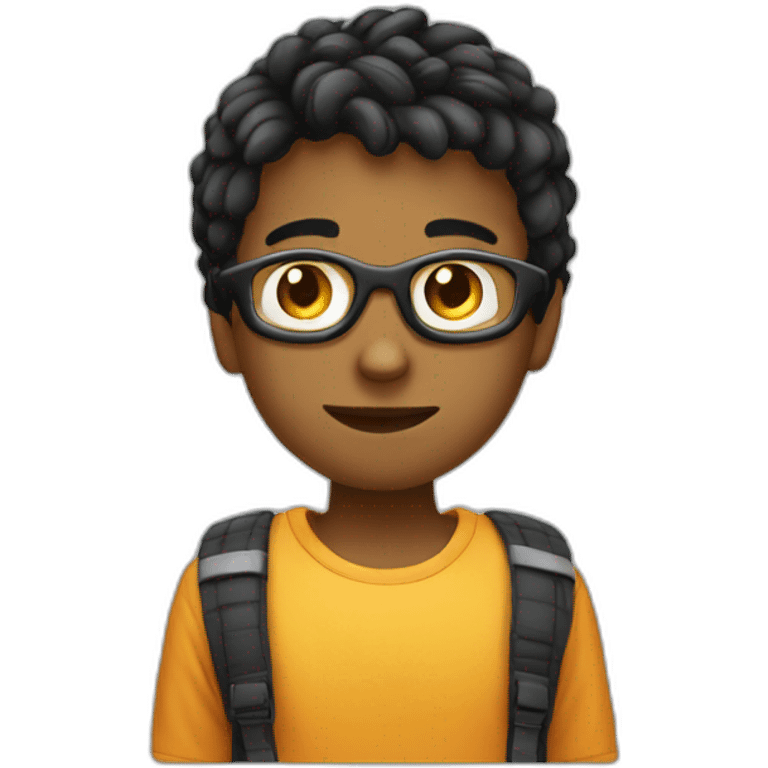 little hacker boy  emoji