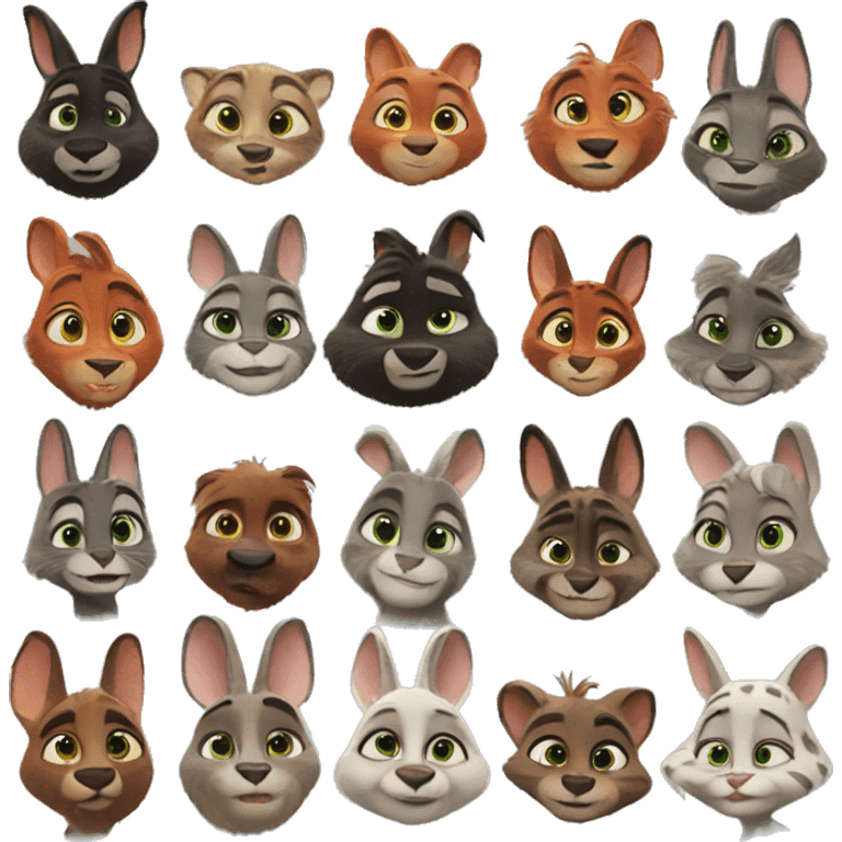 Zootopia emoji