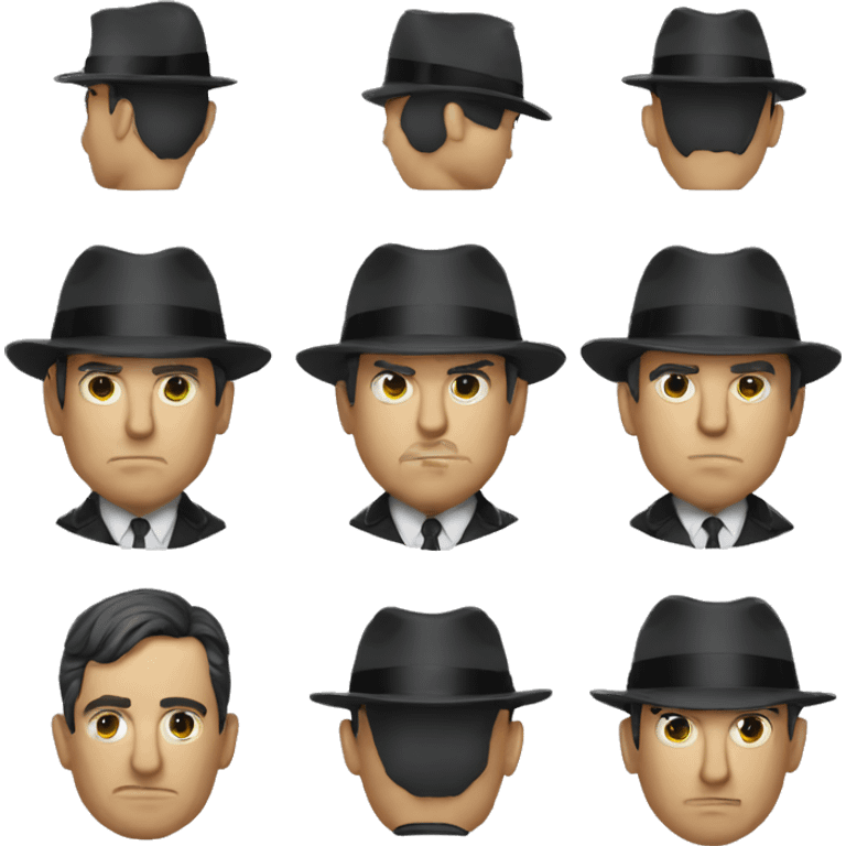 La orden (mafia men like detective) emoji