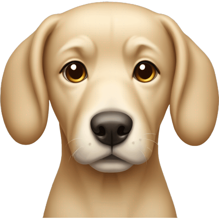 beige dog emoji