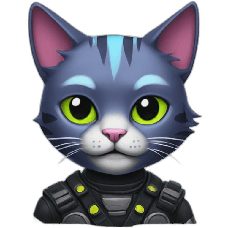 cyber rock cat emoji