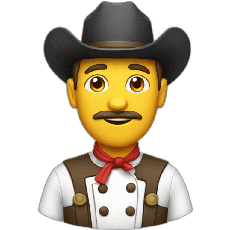 Cowboy-chef emoji