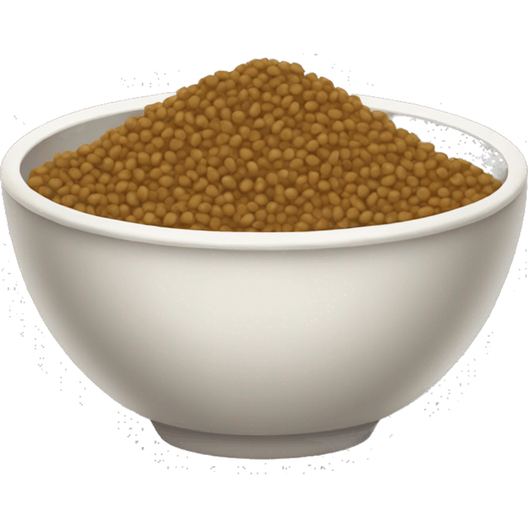 a bowl of lentils emoji