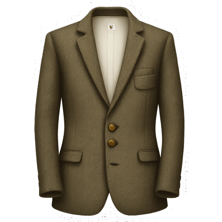 Tweed jacket emoji